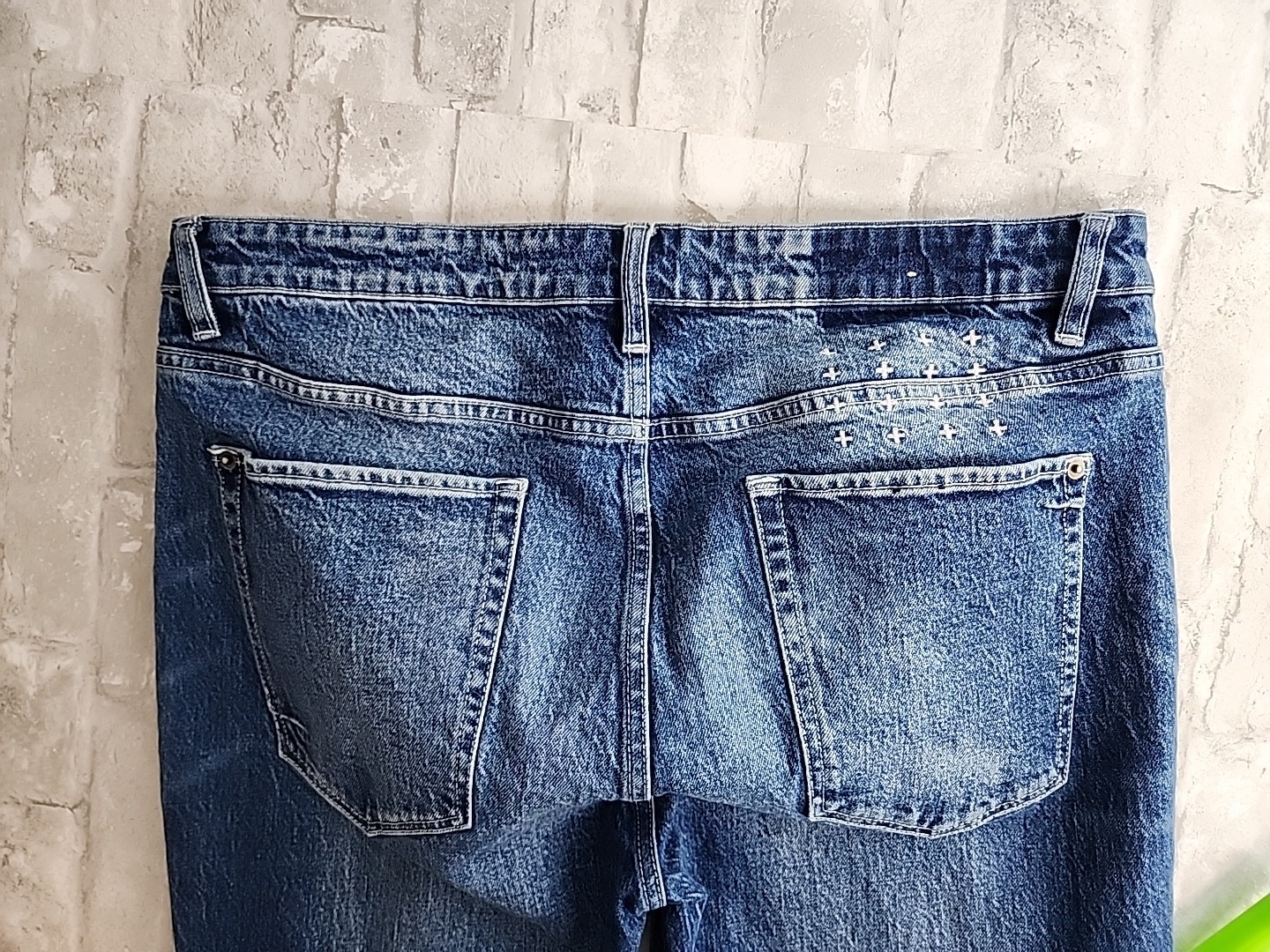 Ksubi Van Winkle Midtown Denim Jeans Blue Skinny Fit Mid Rise Men’s 38W 33L