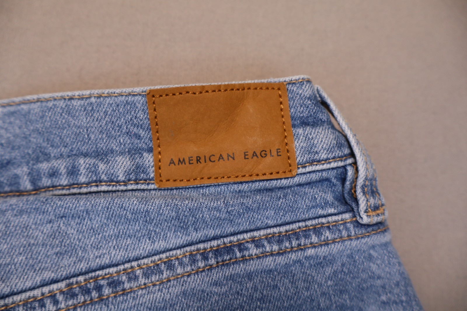 NEW American Eagle Strigid High Rise Stovepipe Women’s Blue Straight Jeans 6