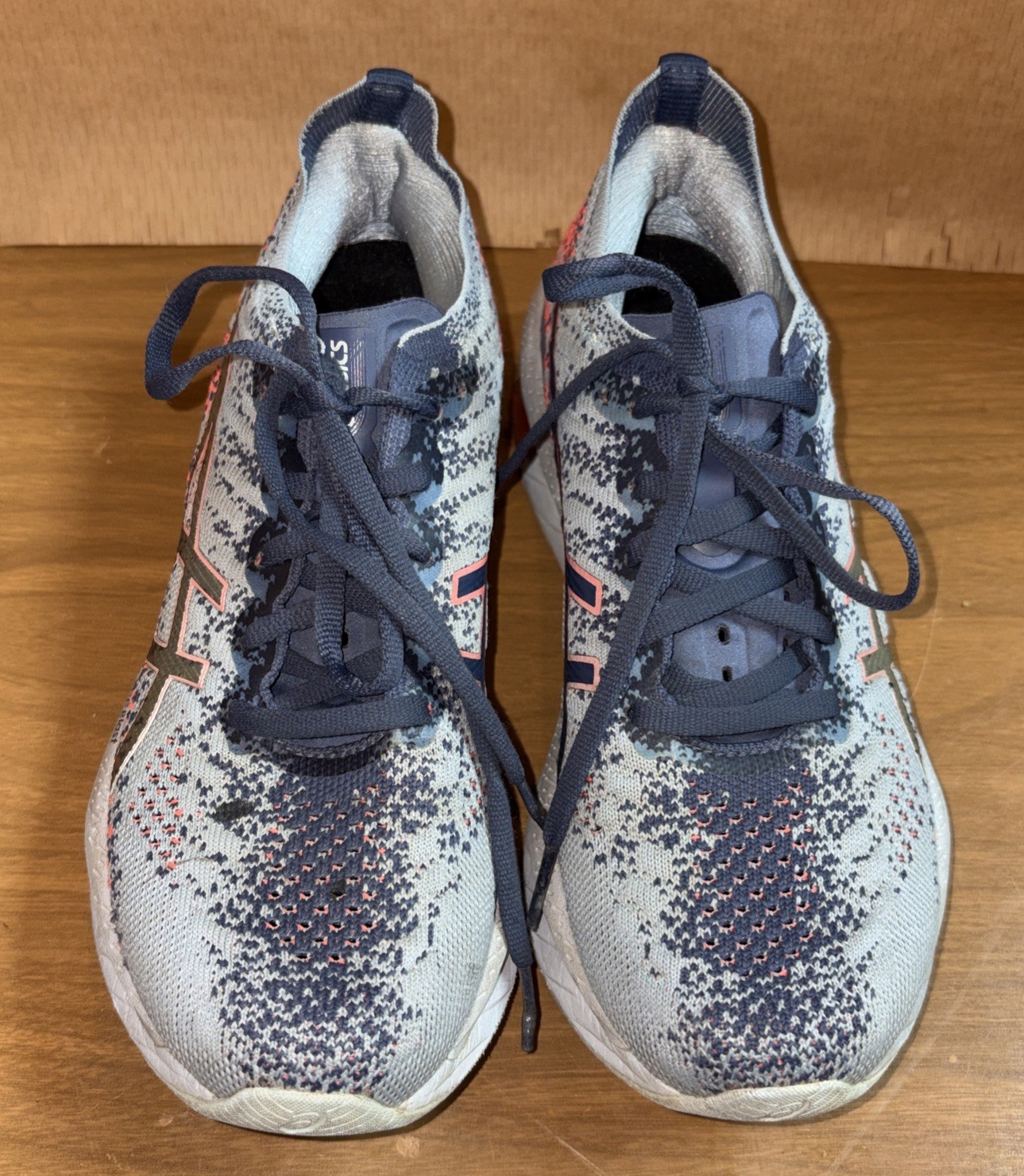 Asics GEL-KINSEI FF Blast Running Shoes Blue Grey Tie Dye Look Women 8.5