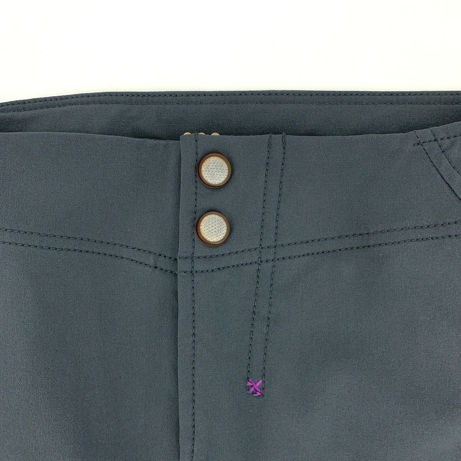 Title Nine Skirt Size 2 Gray Zip Pocket Hiking Golf Active Walking