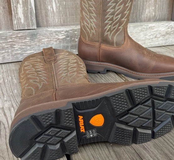 Ariat Men’s Groundbreaker Square Soft Toe Western Work Boot, Brien Sz 9 NIB
