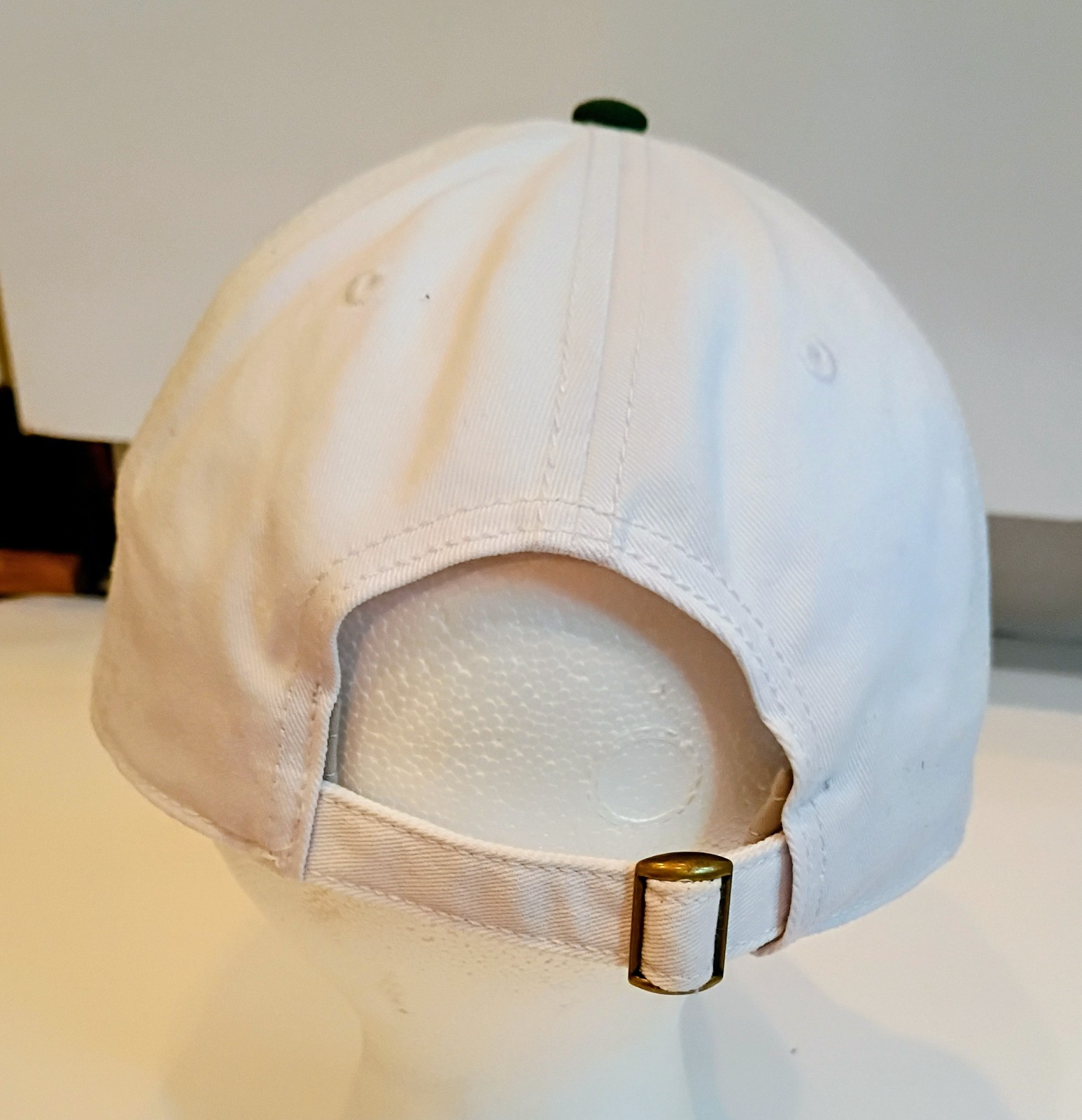 Snoopy Peanuts Athletic Club Good Grief baseball cap – white and green