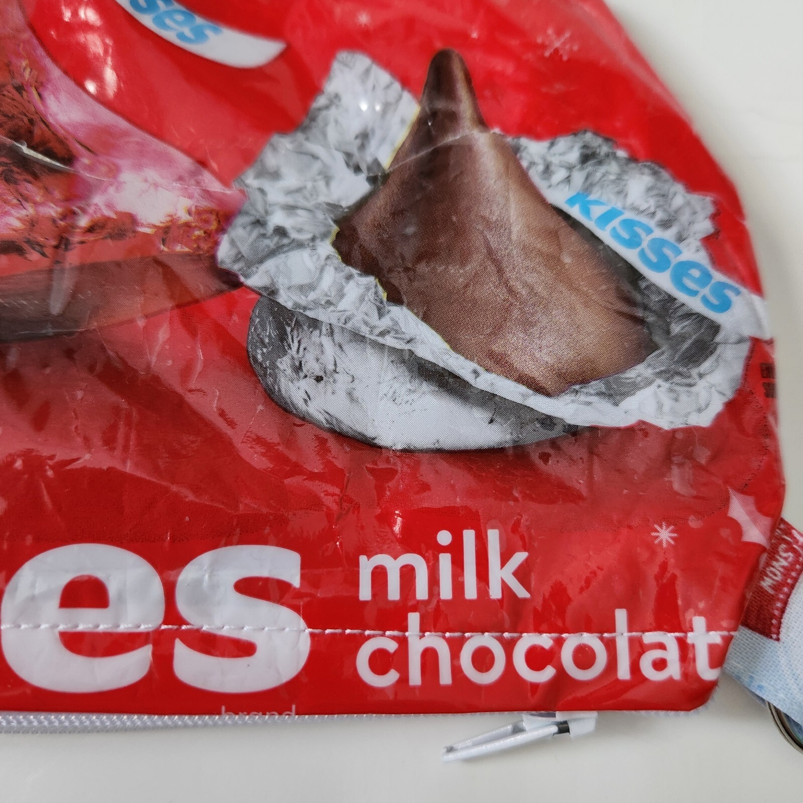 Recycled Hershey Kisses Milk Chocolate Homemade Bag ( Christmas) New