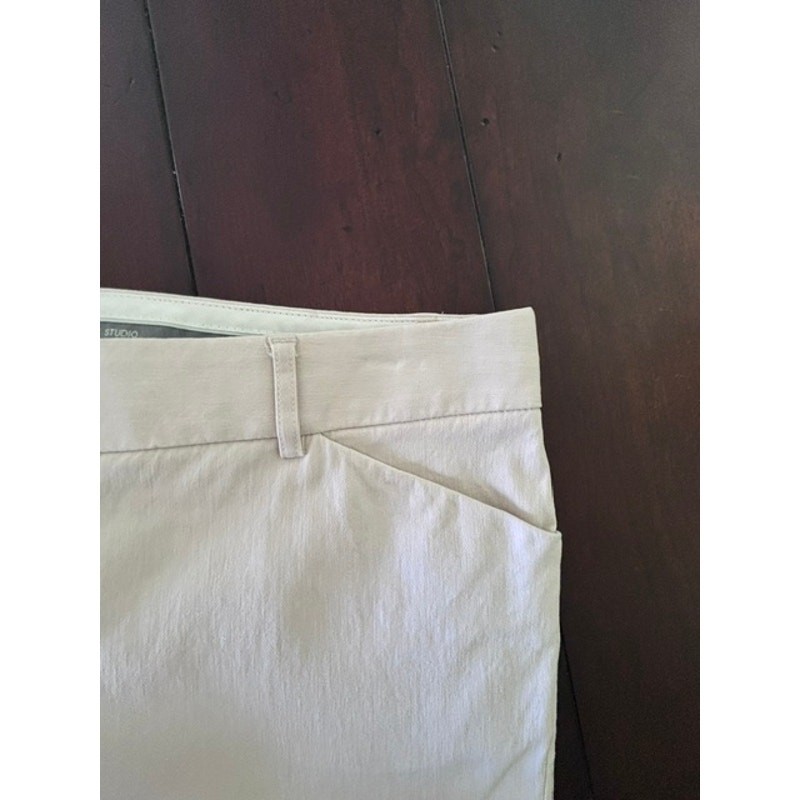 Express Design Studio Editor Pants Women’s Size 6 Tan Wide Leg Career Trousers