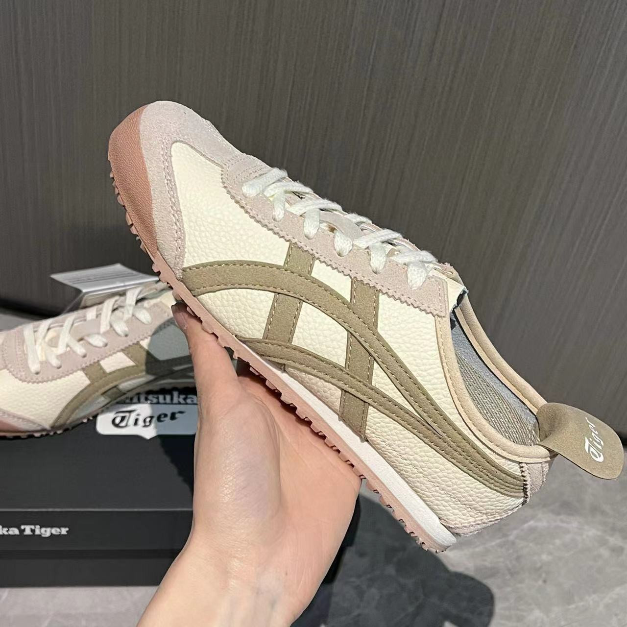 Unisex Onitsuka Tiger MEXICO 66 Classic Athletic Shoes Vintage Sneakers