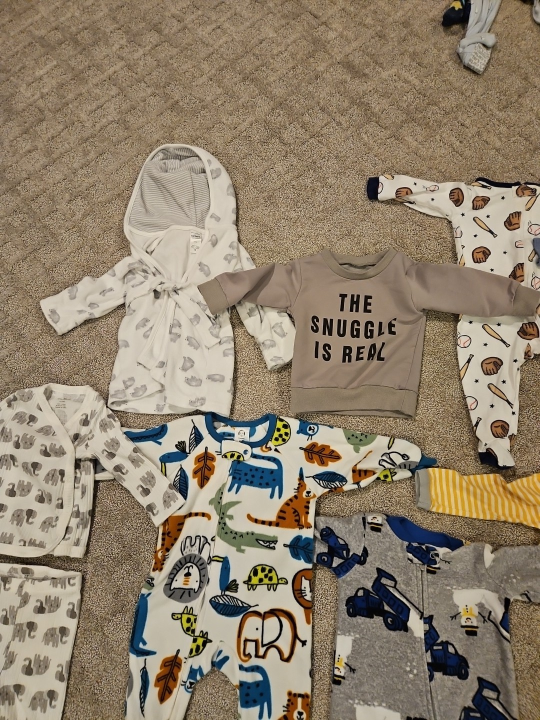 Baby Clothes, 6-9M & 6M, 17 Pieces, Variety, Long Sleeve, Pants, Clean!