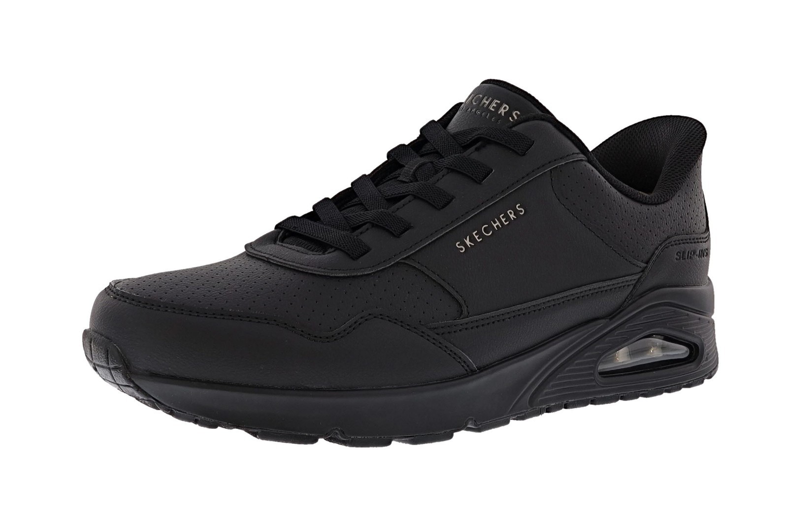 SKECHERS MEN’S SLIP-INS: UNO – BANKSIA LUXE 183023/BBK WALKING SHOES
