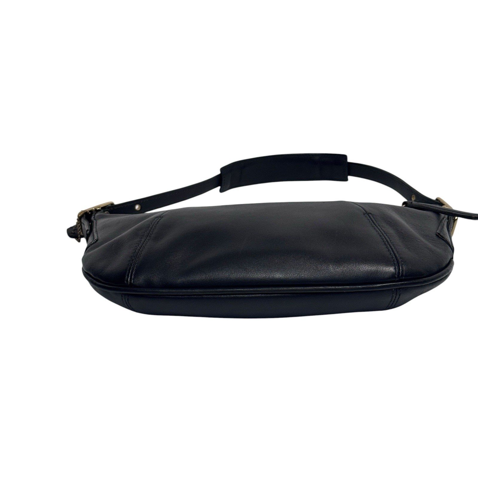 COACH Ergo Hobo 9214 Accessory Pouch Black Leather Shoulder Bag USA Vintage