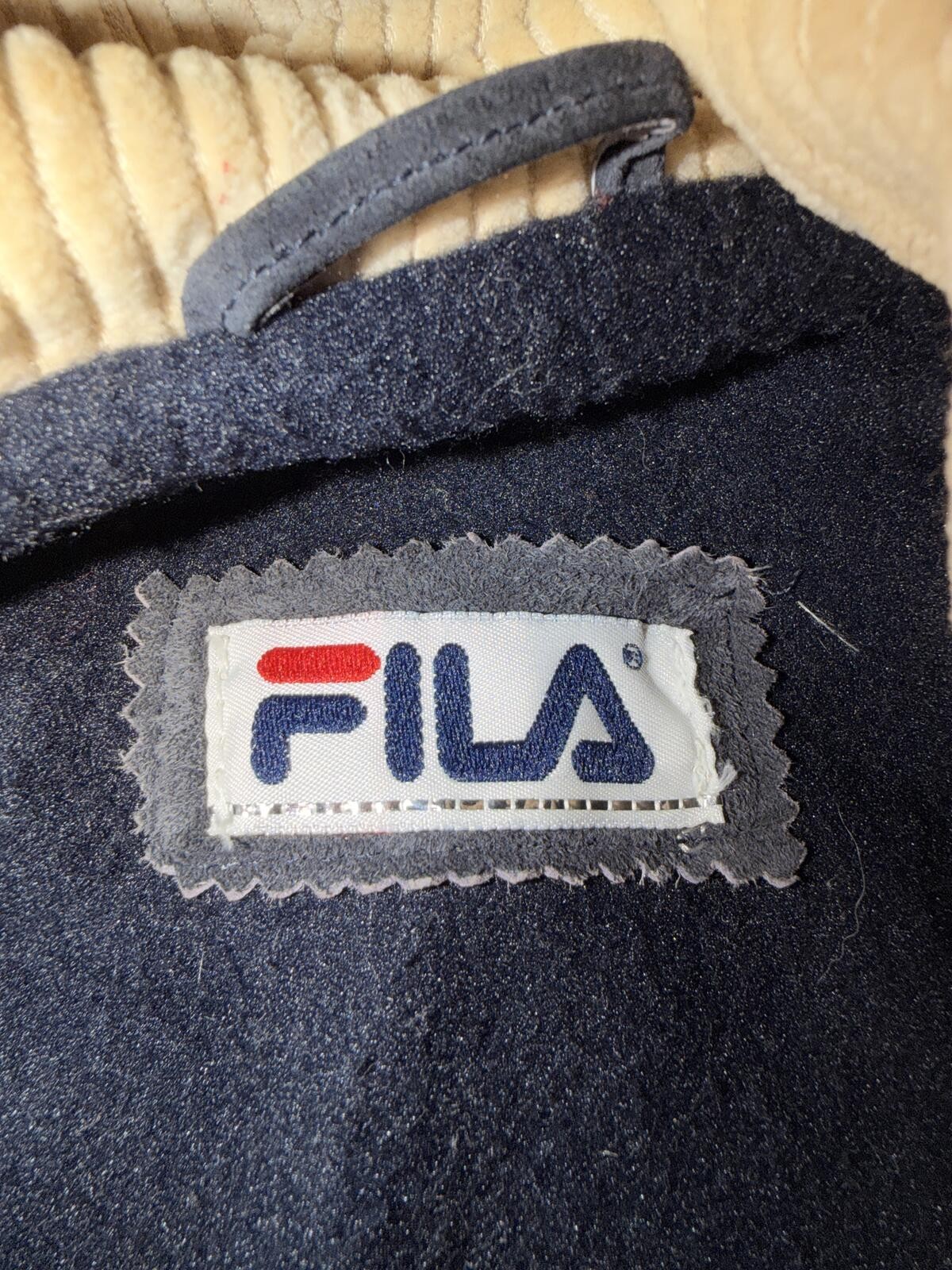 Vtg 90s FILA Suede Corduroy Toggle Jacket Leather Trim Japan Import – Pristine