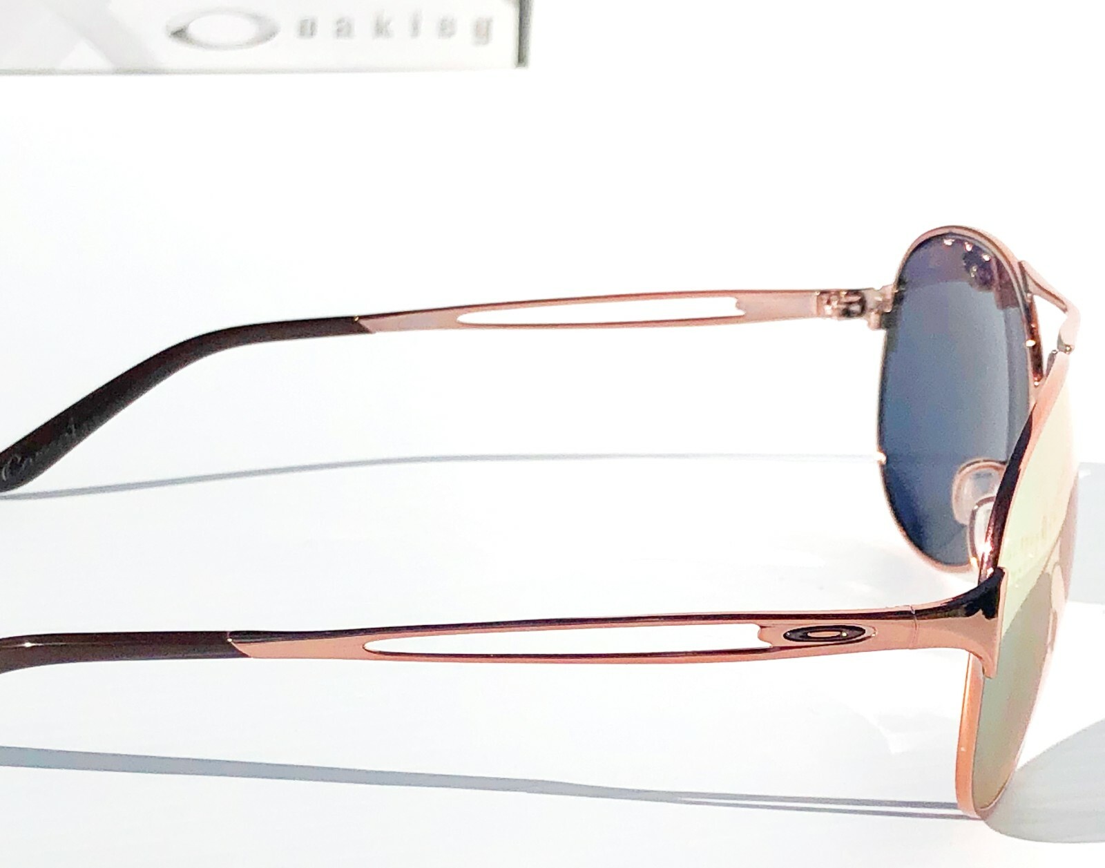NEW* Oakley Caveat POLARIZED Galaxy Rose Gold 60mm Aviator Womens Sunglass 4054