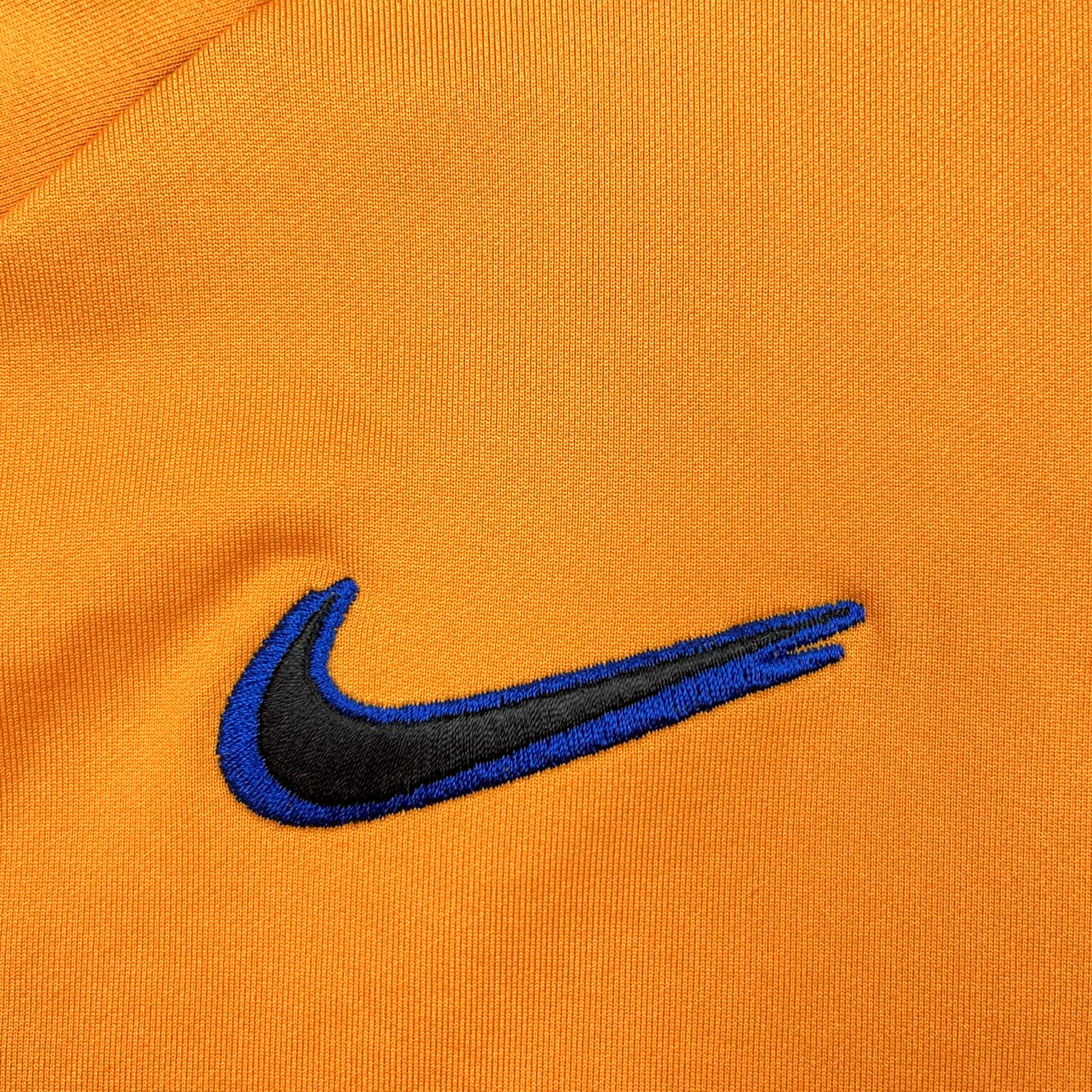 FC Barcelona Nike 21/22 Strike Drill Top Mens Large Orange Dry-Fit Quarter Zip