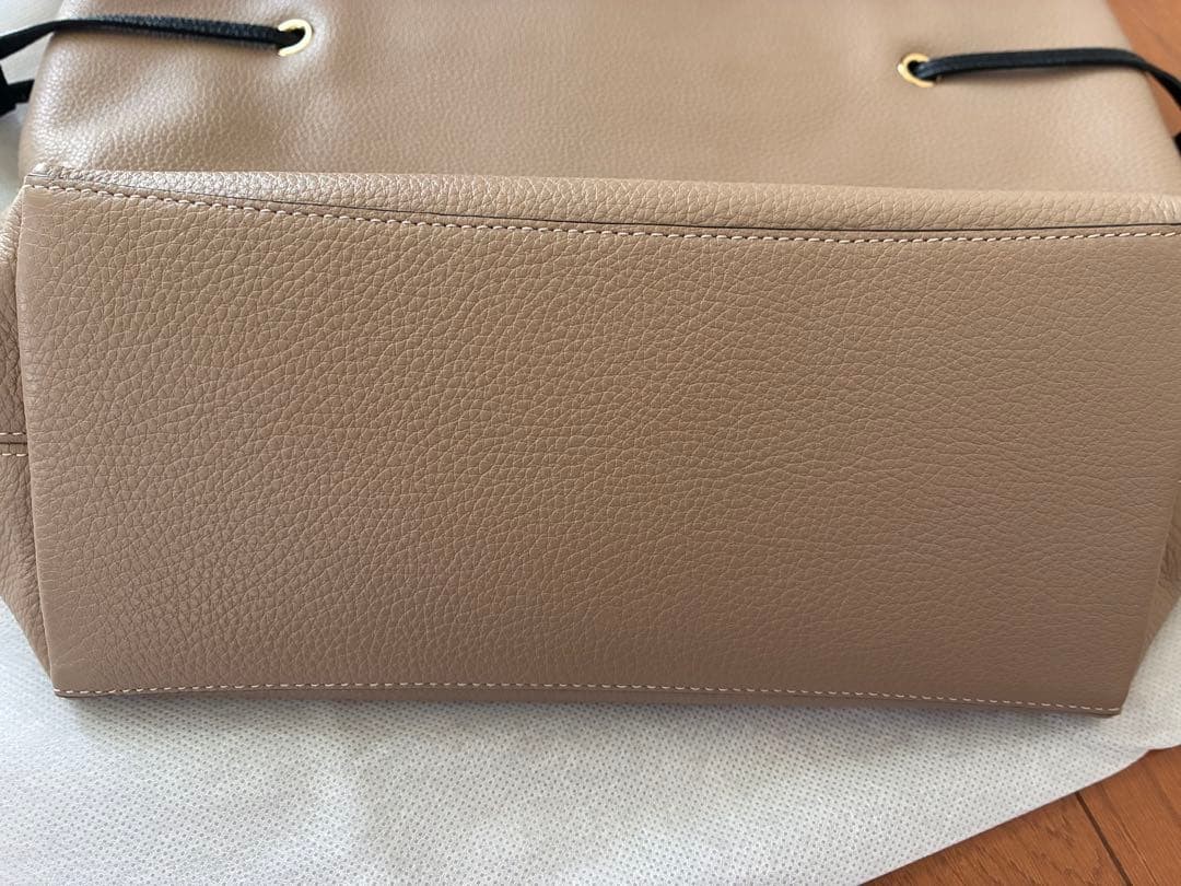 COACH Andy Tassel Drawstring Tote Bag Shoulder Leather from Japan