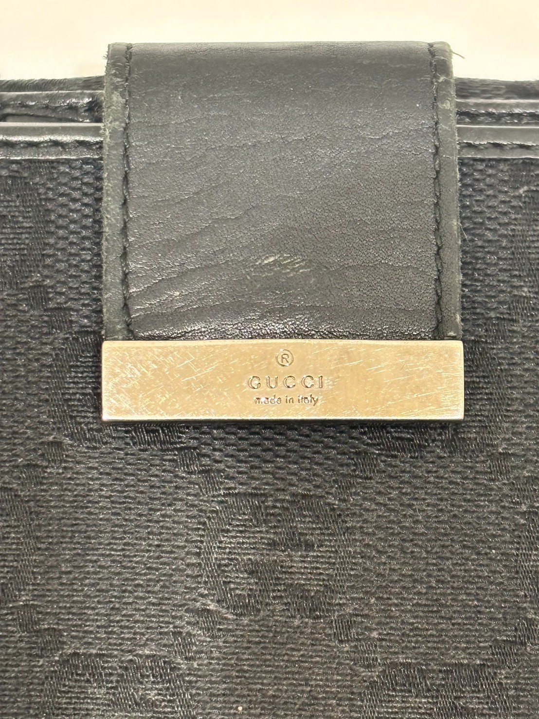 GUCCI gg canvas bifold wallet From Japan Authentic