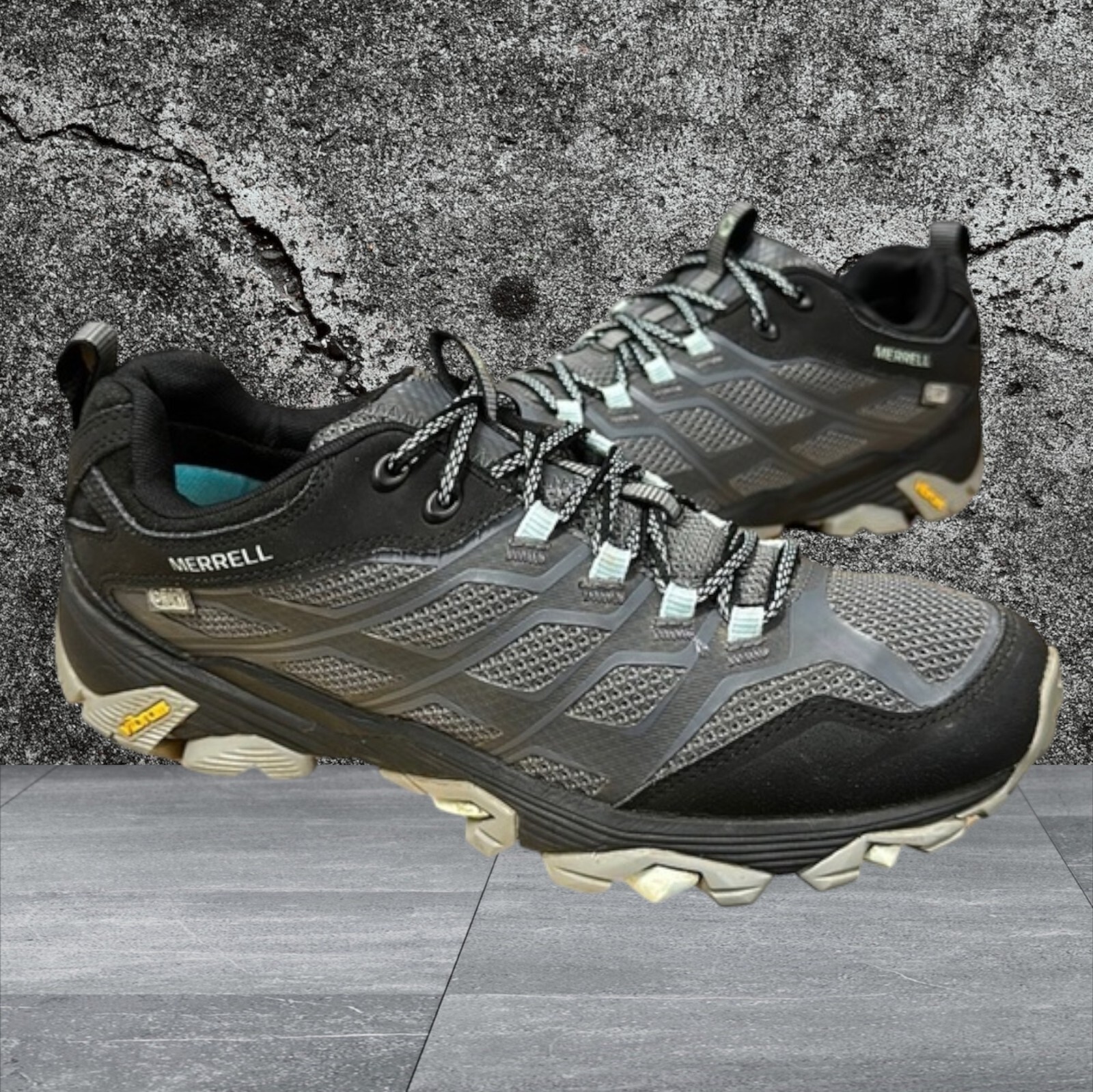 Merrell Moab FST Gray Black Outdoors Women’s Hiking Shoes #J37168 Granite 10.5