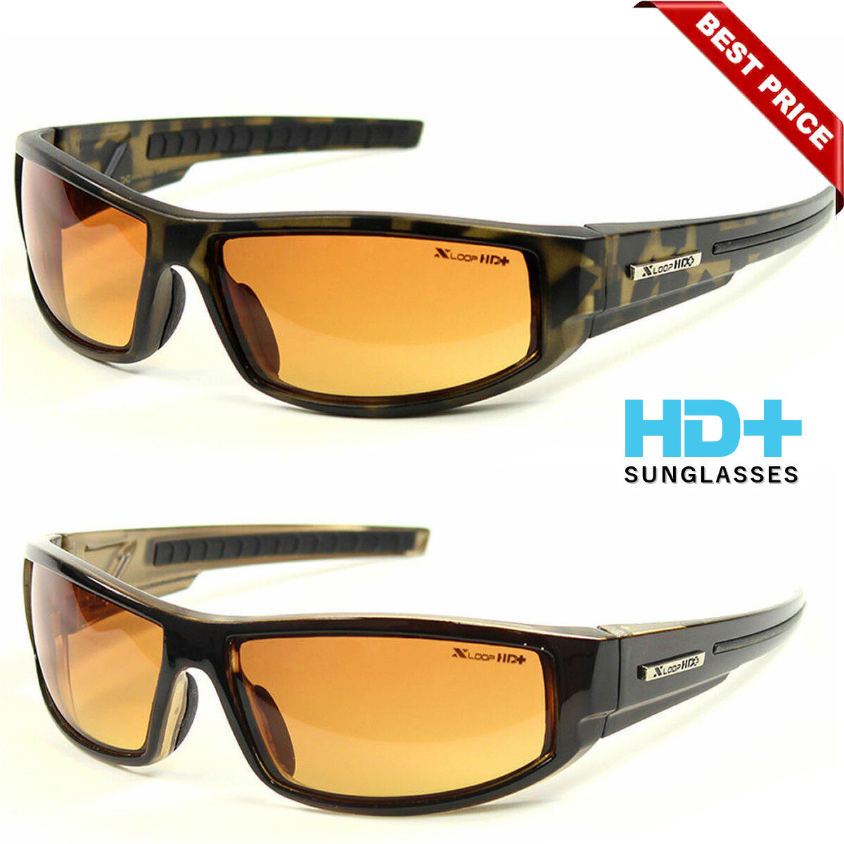 Sport Wrap Hd Night Driving Vision Hd Sunglasses Yellow High Definition Glasses