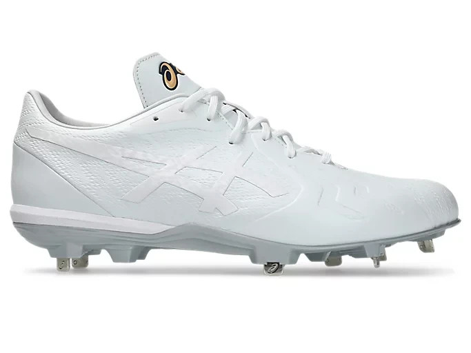 ASICS GOLDSTAGE I-PRO FORCESPEED “WIDE” 1121A074 110 White White Baseball Cleats