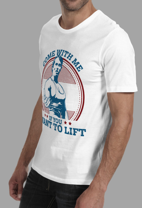 Come with Me if You Want to Lift Workout Bodybuilding Muscle Arnold T-shirt New