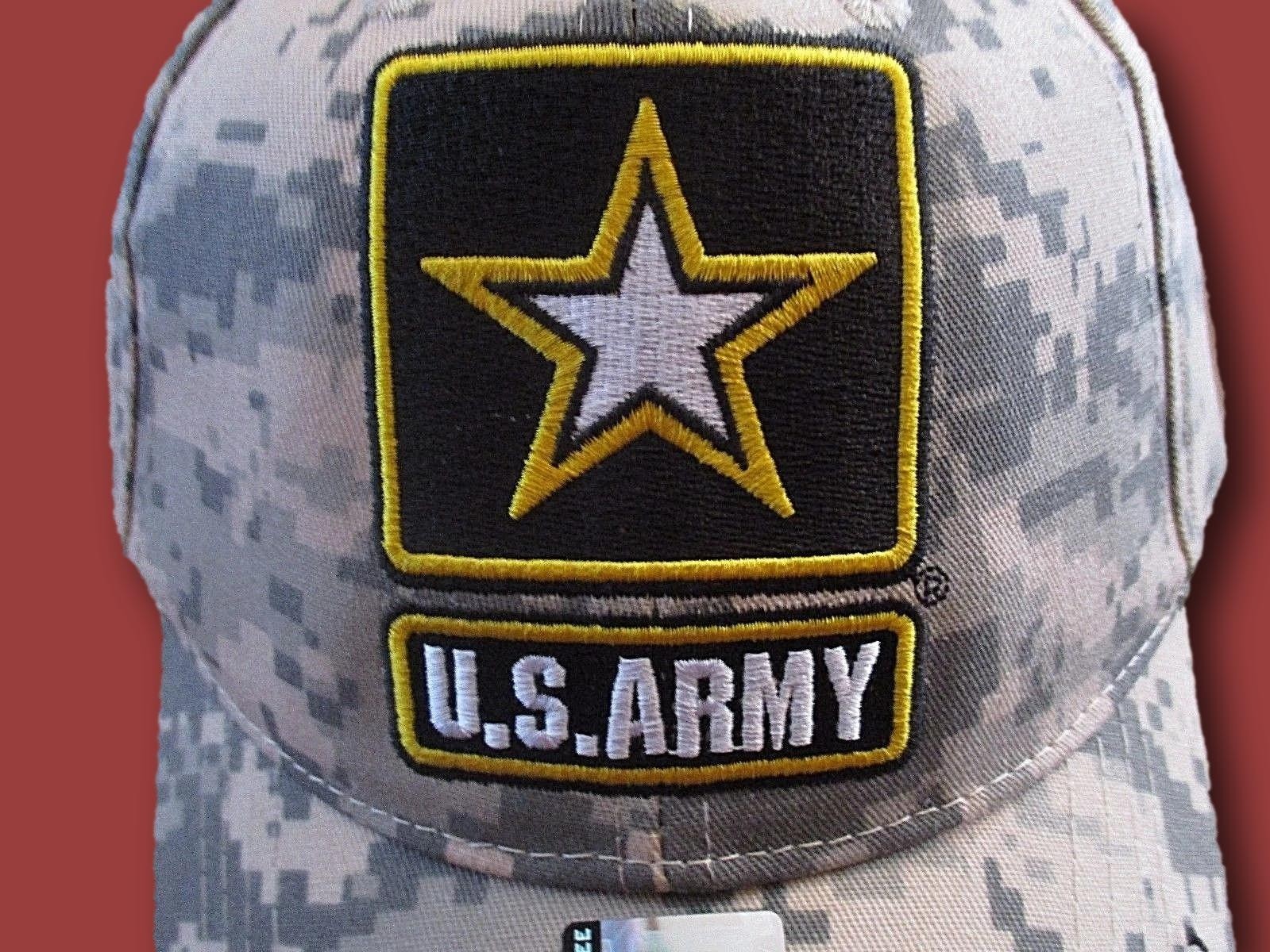 U.S ARMY STAR LOGO CAMOUFLAGE HAT CAP OFFICIAL LICENSED PRODUCT