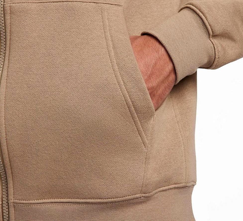 *NEW* Men NIKE CLUB FLEECE FULL-ZIP HOODIE KHAKI (BV2645 247) 👍, Sz SM – 2XL