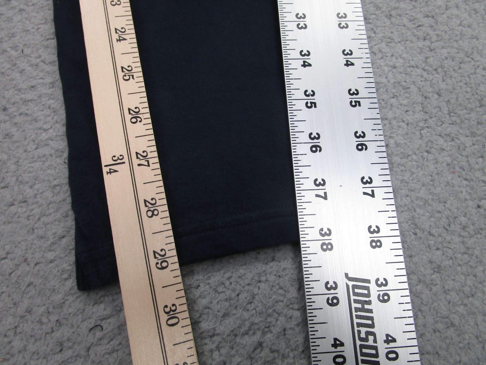 Mack Weldon Mens M Tall Pants Ace Jogger Sweatpants Blue Daily Wear Zip Pocket