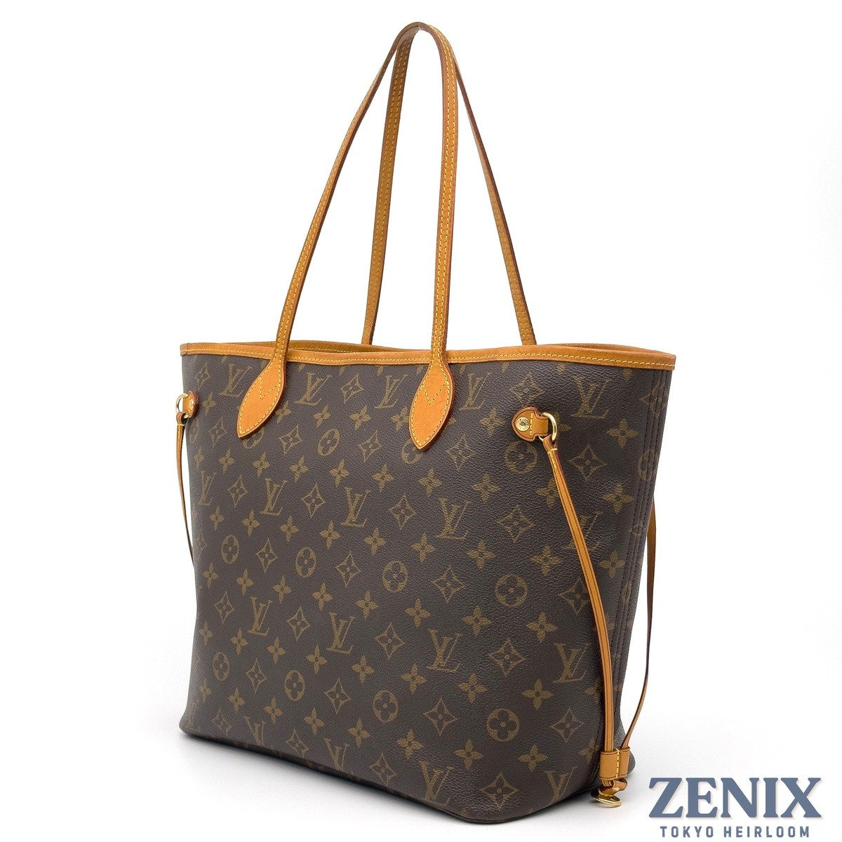 USA-Made Louis Vuitton Neverfull MM Monogram Tote Bag M40156 2010 Duty-Free