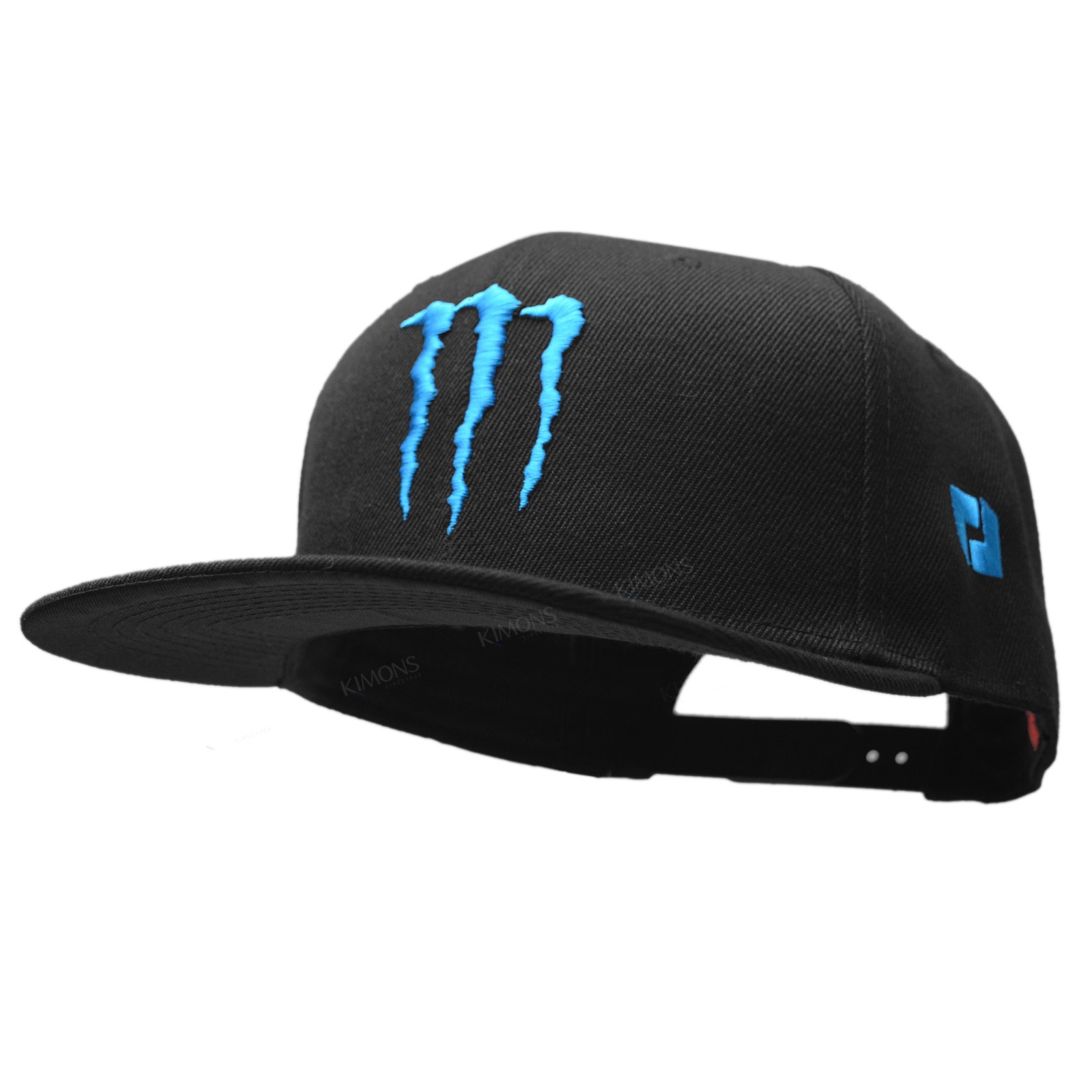 Energy Drink Embroidered Snapback Hat Monster Black Cap **Free Returns** TQ / BK