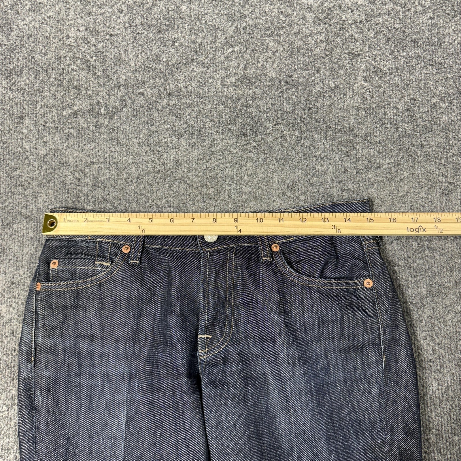 7 For All Mankind Bootcut Jeans Womens 28 Dark Wash Mid Rise Stretch Denim