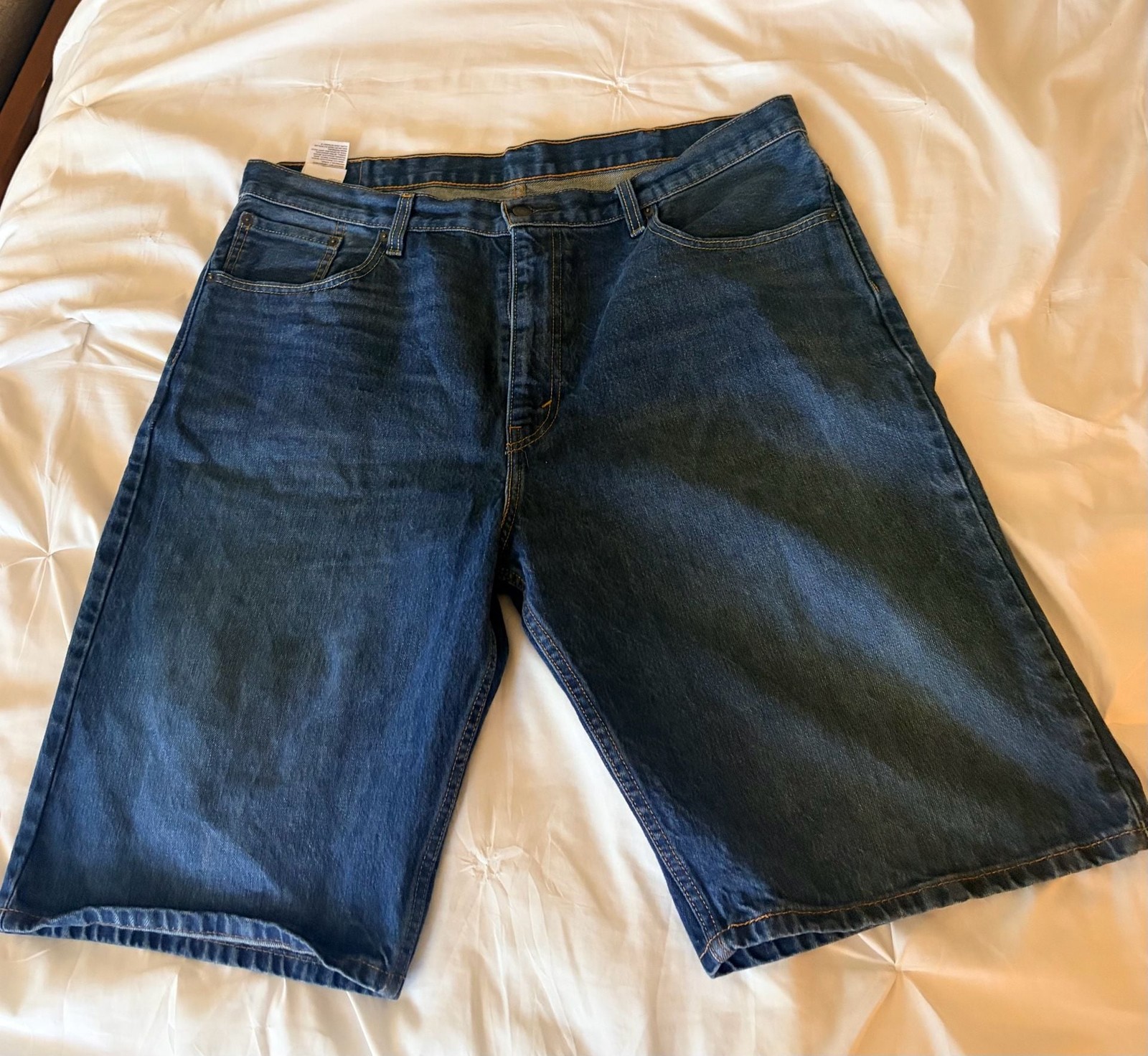 17-Levi’s Men’s 569 Loose Straight Fit Denim Shorts