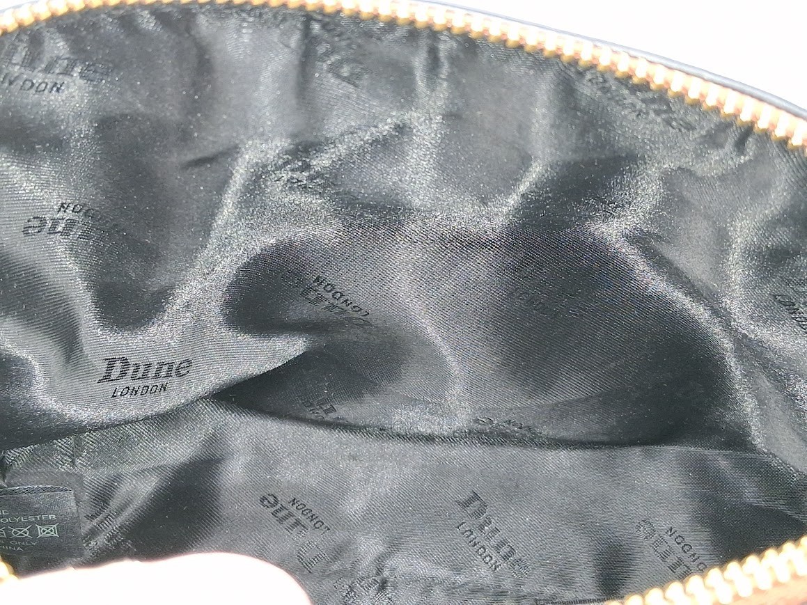 Dune London Two-Tone Dome w/Adjustable Crossbody Strap and Bottom Studs