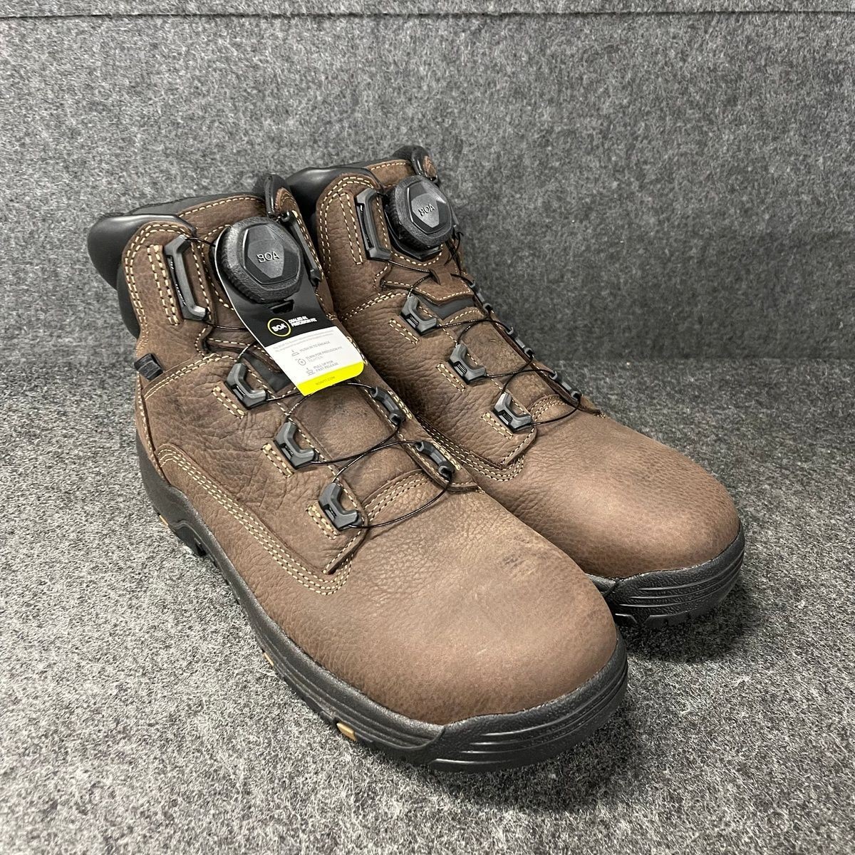 DANNER Caliper BOA 6″ Work Boot Men’s Size US 9 D Brown Aluminum Toe