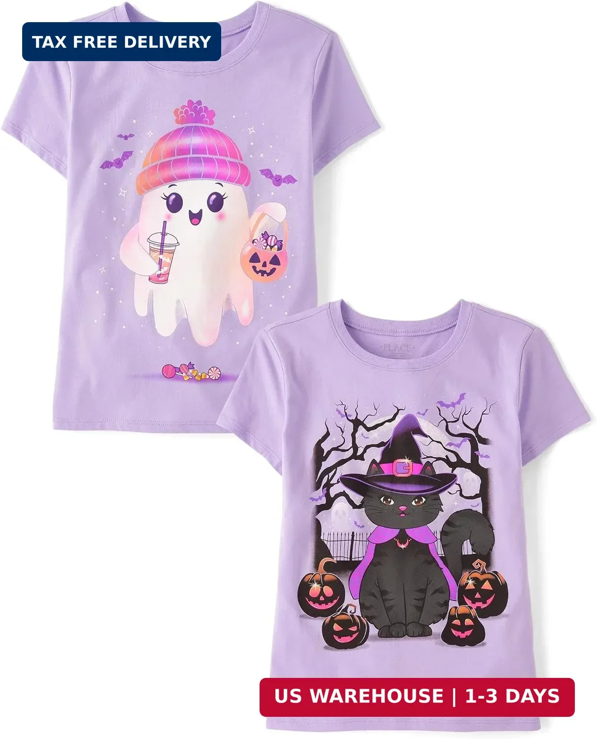 The Children’s Place Girls All Holidays,Birthdays Short Sleeve Graphic T-Shirts,