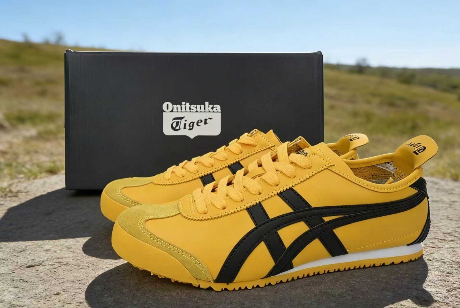 Onitsuka Tiger Mexico 66 “Kill Bill” 1183C102-751 Yellow / Black Men’s Sneakers