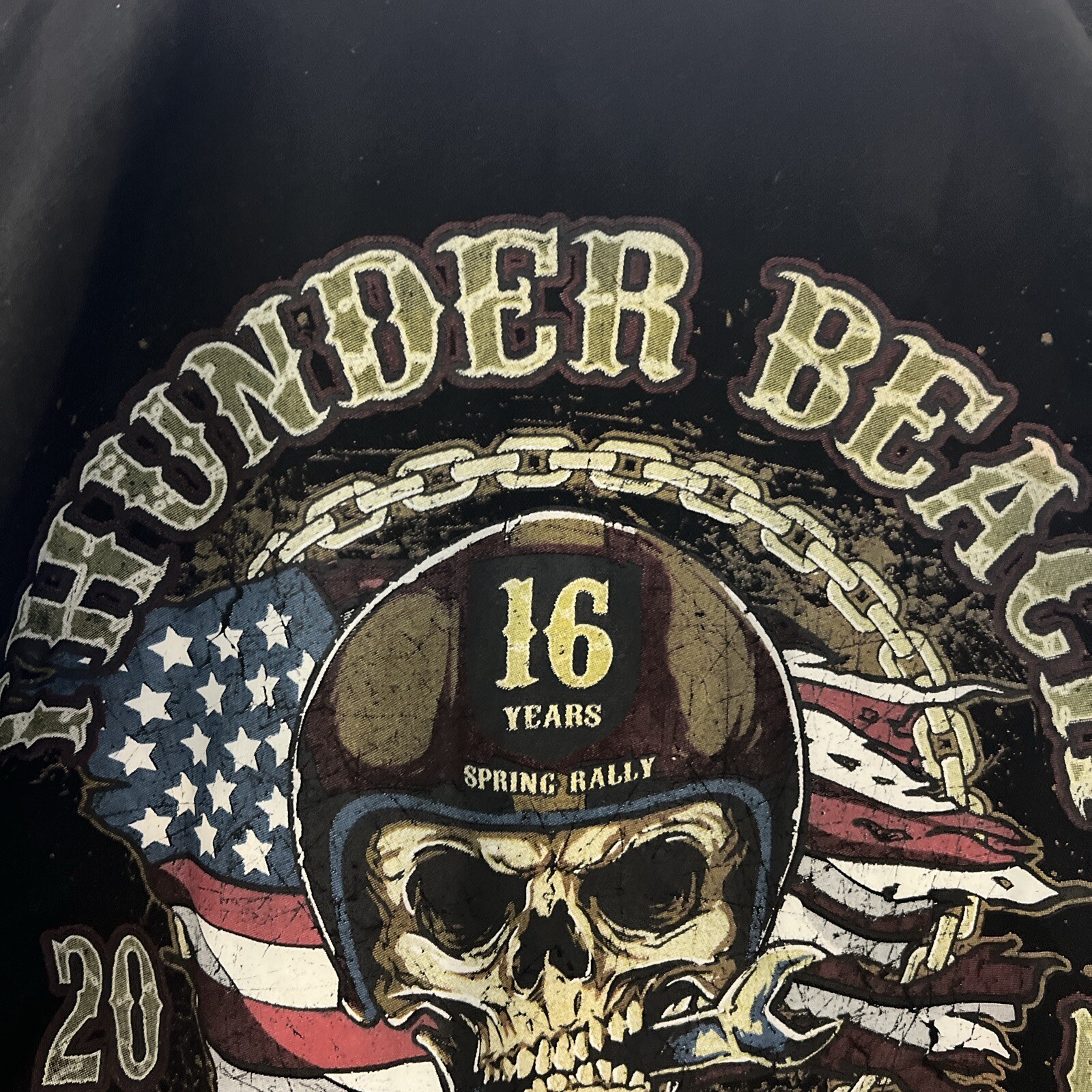 Thunder Beach Spring Rally Panama City Beach Florida 2014 Biker Ware Large USA
