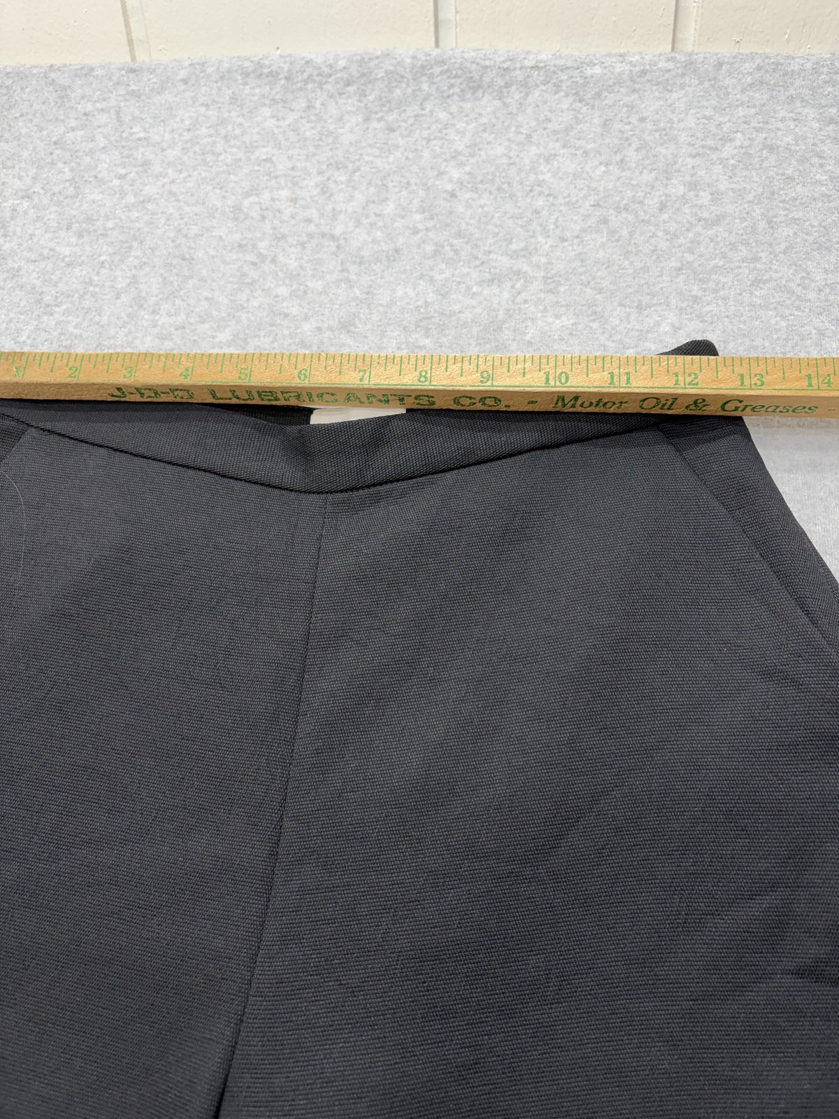 Wilfred Aritzia Lalemant Crop Pants Womens 2 Black Knit Wide Leg Pull On Pockets