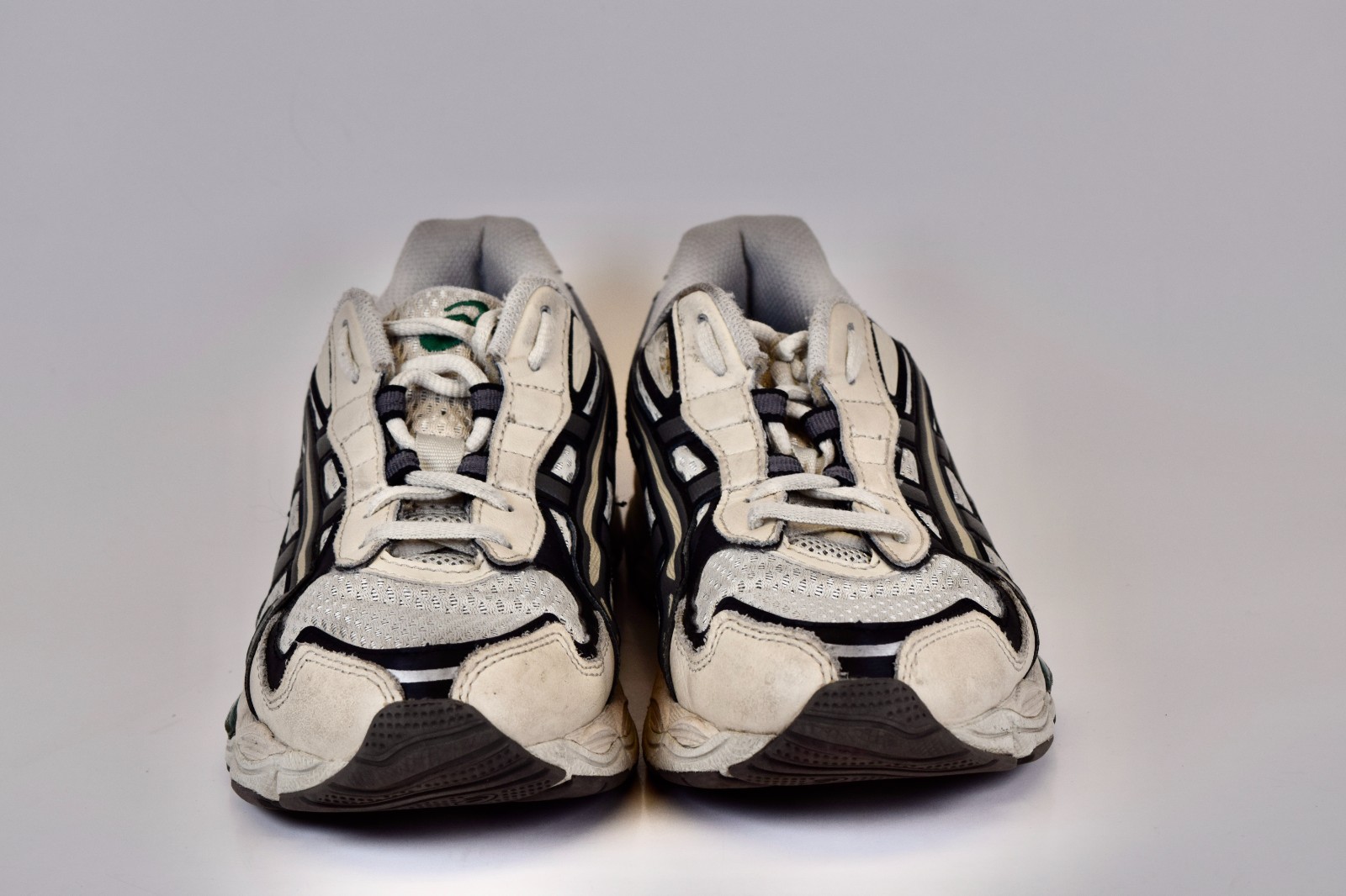 ASICS Mens Gel-NYC 2055 Pale Oak Truffle 1203A542-200 Black Teal Sneakers Size 6