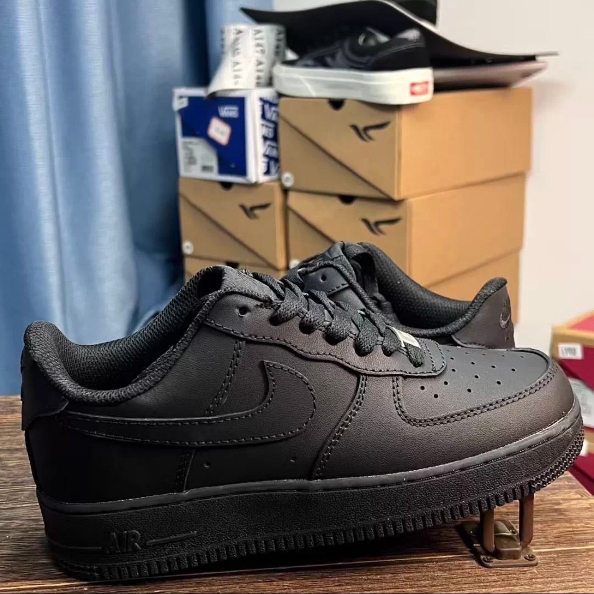 US Black Nike Air Force 1 07 Low Top Men’s Sneakers Shoes