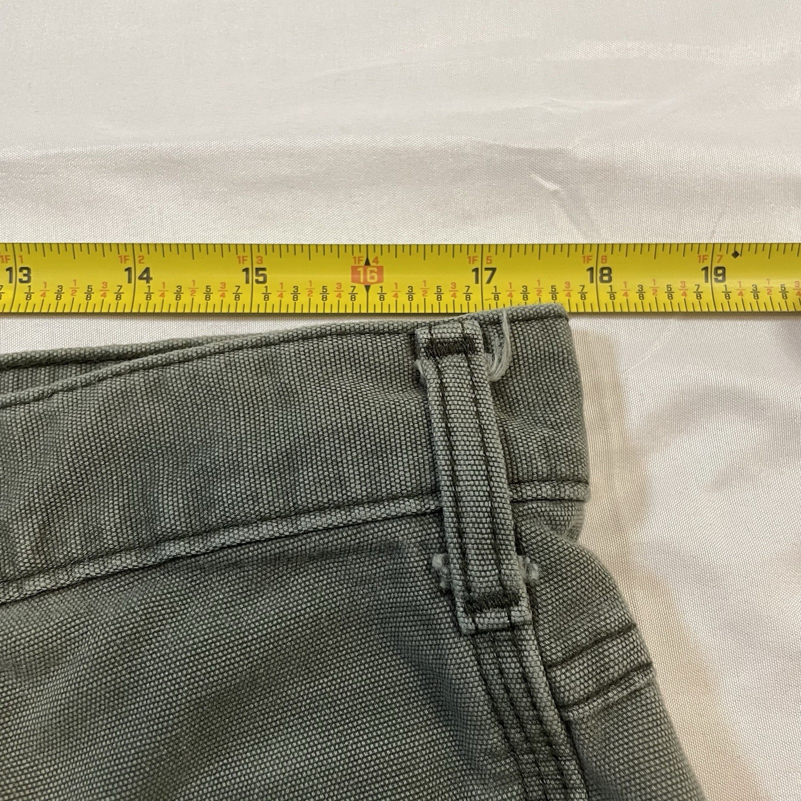 Carhartt FRB159 MOS FR Flame Resistant Pants Mens 36×34 Moss Green Canvas CAT 2