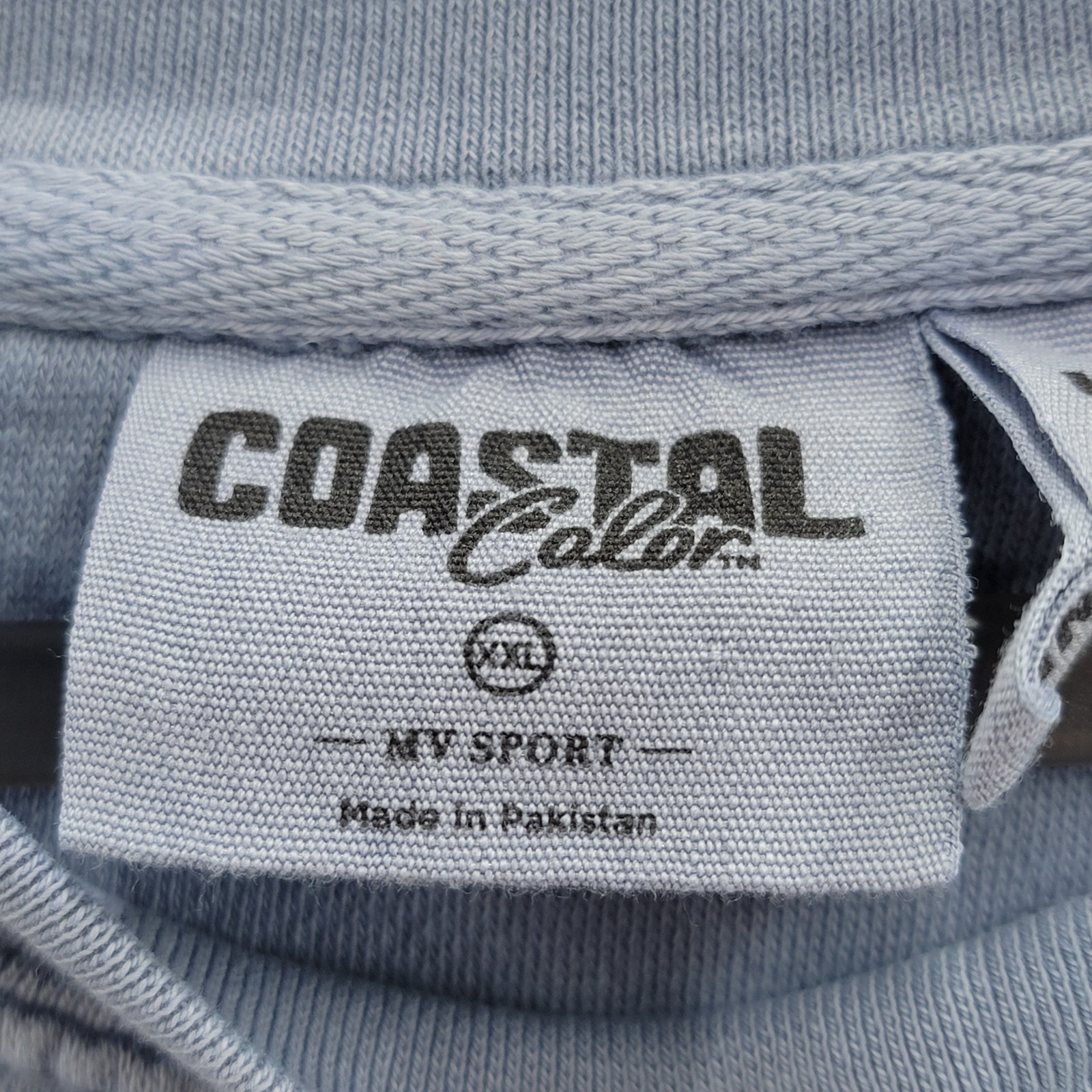Coastal Color Crewneck Sweatshirt Men 2XL Oxford Blue MV Sport