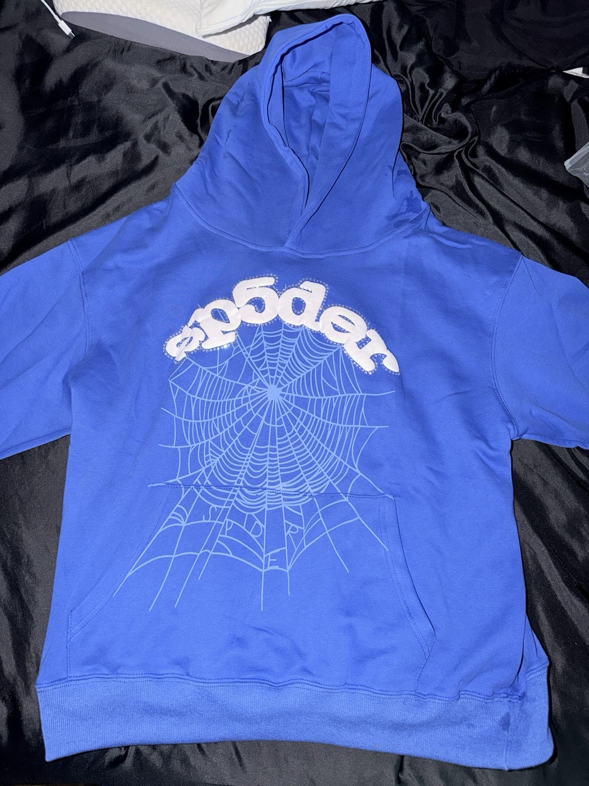 Medium Blue Spider(Sp5der) Hoodie
