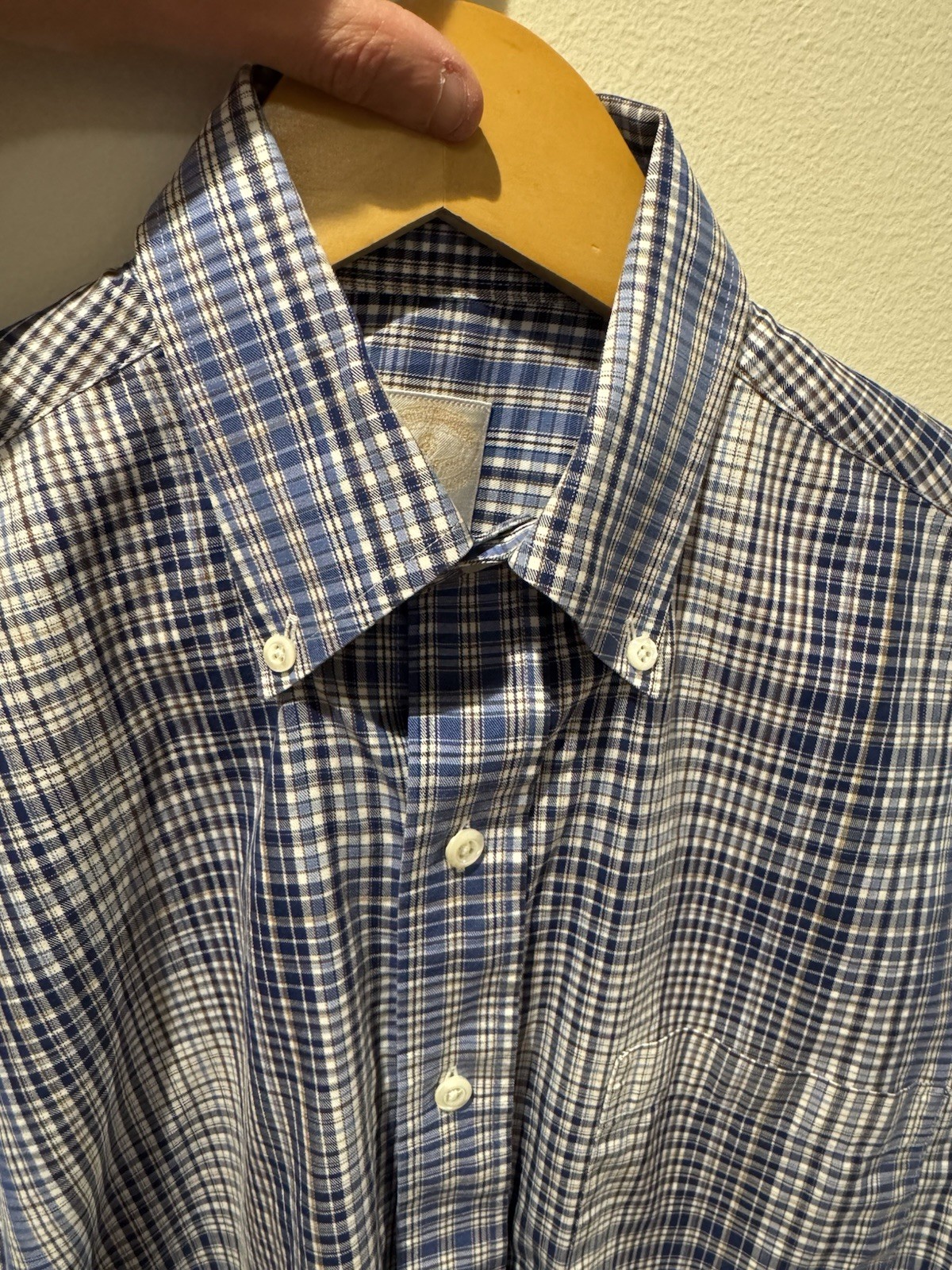 Brooks Brothers Golden Fleece Egyptian Cotton Made in USA S