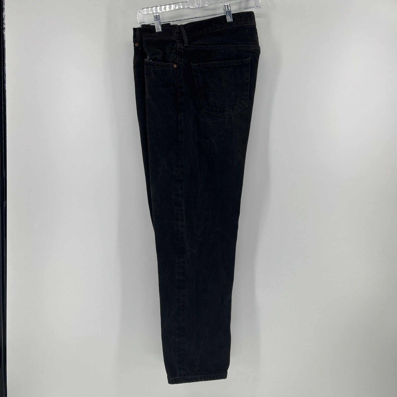 Vintage Levi’s 501XX Button Fly Jeans Mens 36 Black Wash Distressed Y2K
