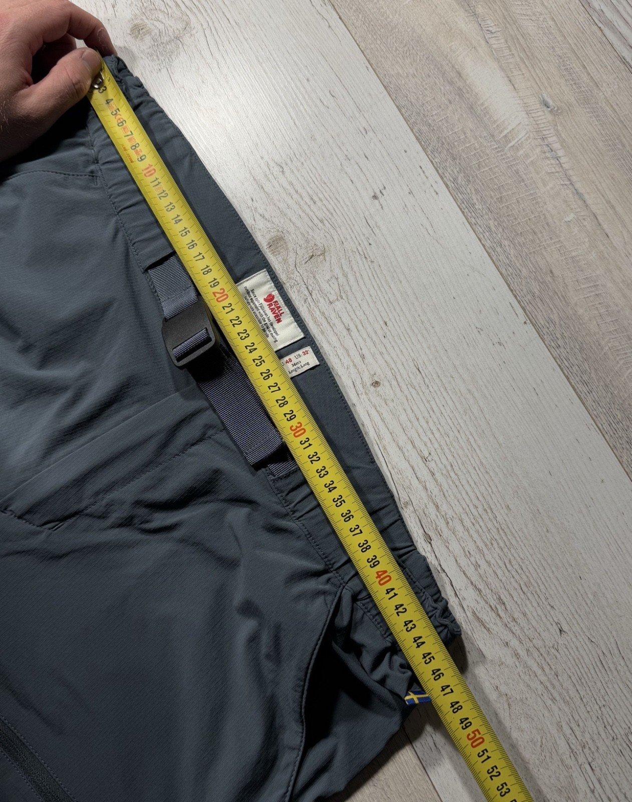 Fjallraven Abisko Lite Trekking Trousers Mens Size 32 Long blue Hiking Outdoor