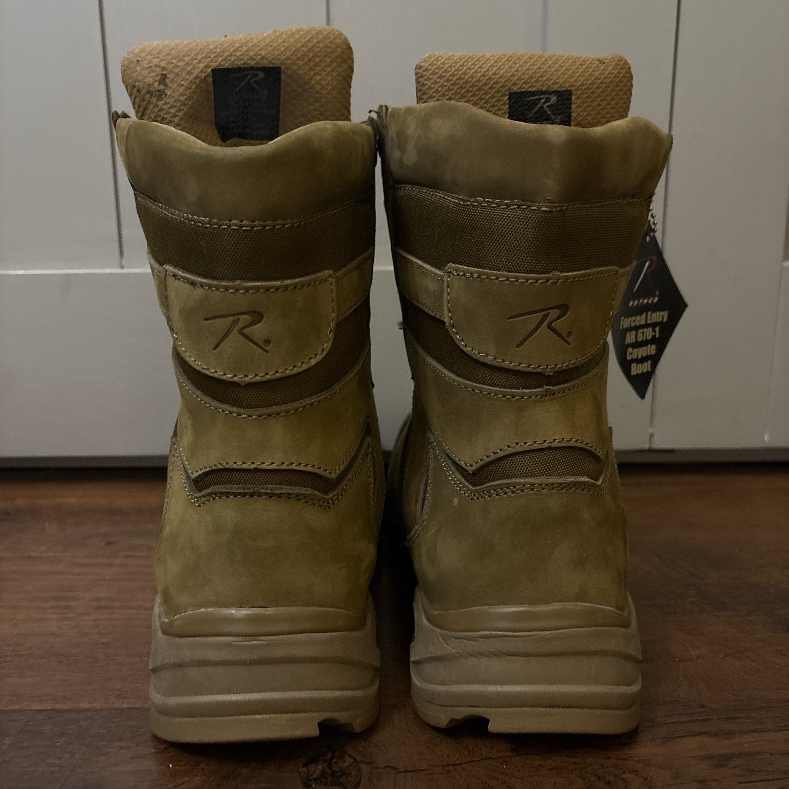 Rothco AR 670-1 Coyote Brown Forced Entry Tactical Boot 8 Inch Size 13R