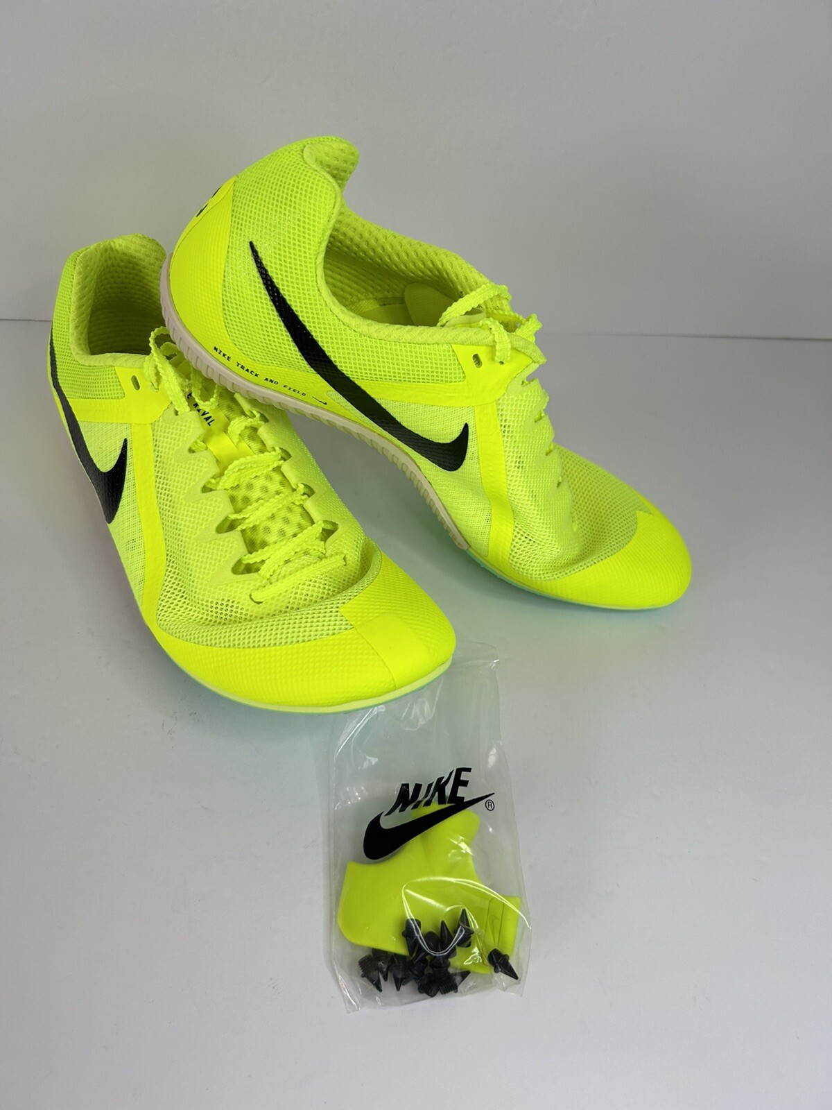 Nike Unisex Zoom Rival Athletic Shoes CK7 Volt/Mint DC8749-700 Size M:9.5/ W:11