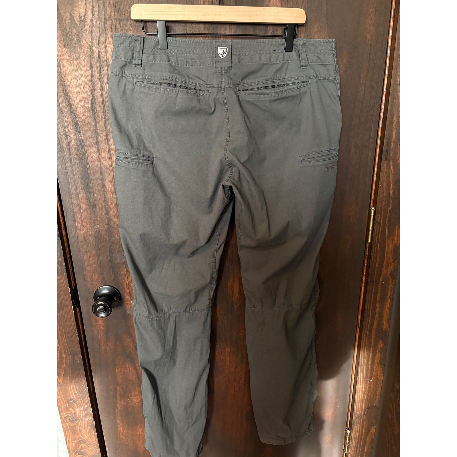 Kuhl Resistor Lite Chino Pants Mens 36×34 Grey Xkanvas Stretch Hiking Commuter