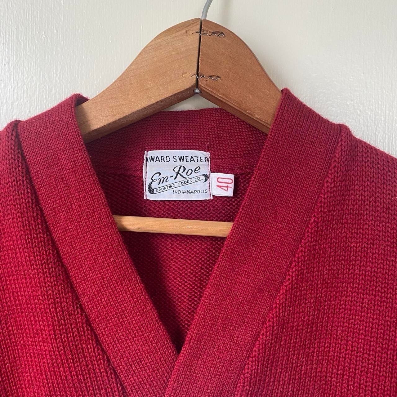 Early 1900s football letterman memorabilia sweater
