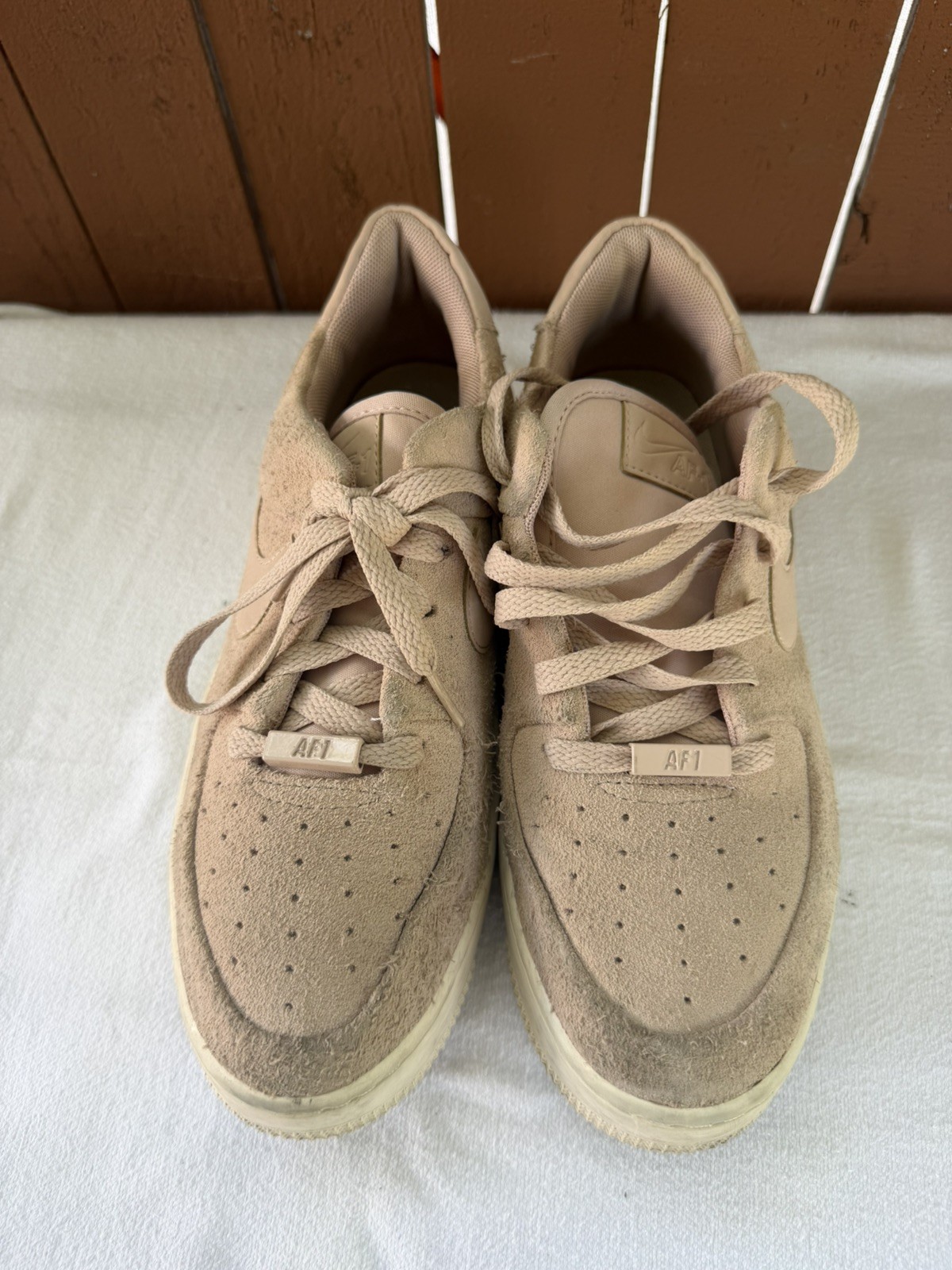 Nike Air Force 1 Sage Low Women’s Size US 9 Particle Beige Phantom AR5339-200 C