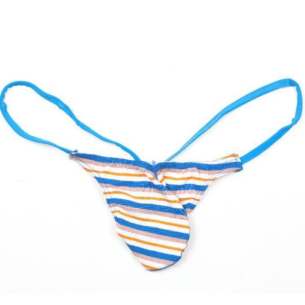 Mesh Sheer Pouch Brief Men’s TBack Gstring Thong Comfortable Bikini Underwear