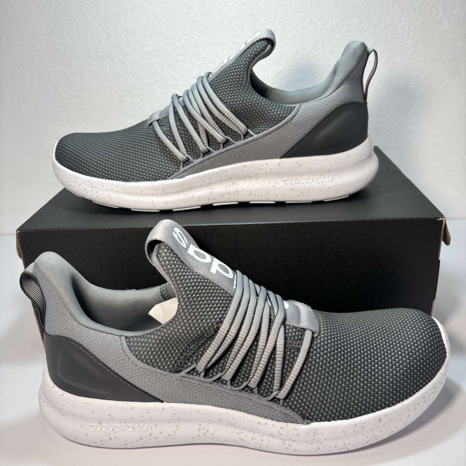Adidas Lite Racer Adapt 7.0 Running Men’s Shoe Grey White IE6328