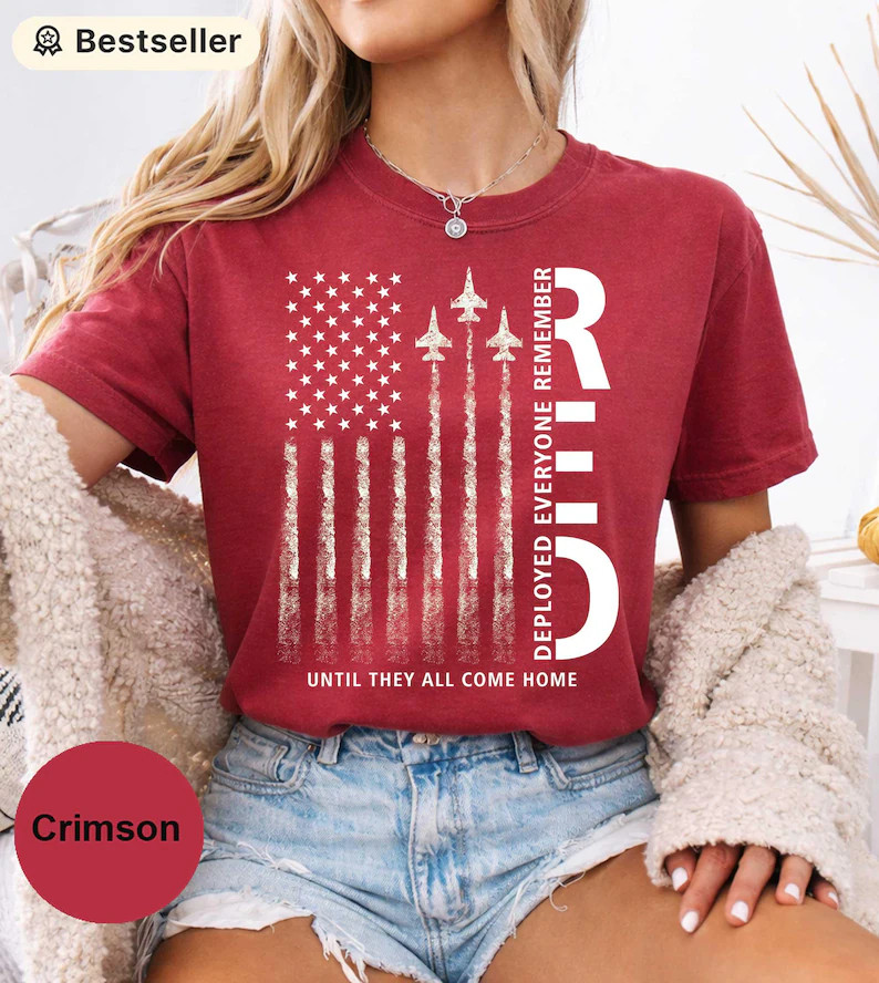 Red Friday Remember Comfort Tee Military Support Shirt Veteran Gift